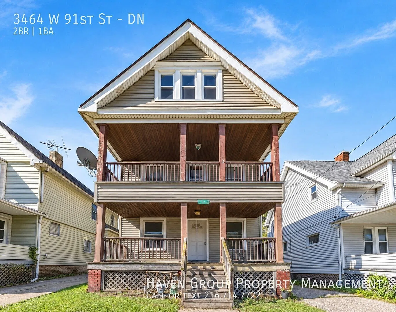 3464 W 91st St | DN, Cleveland, OH 44102 - Spacious 2-bed 1-bath multi-family home! — Photo 1