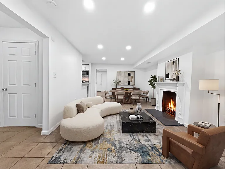 Virtual staging design of living/dining area #4