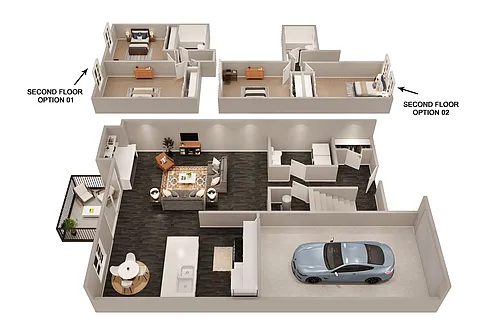 Floor plan Devin Townhome