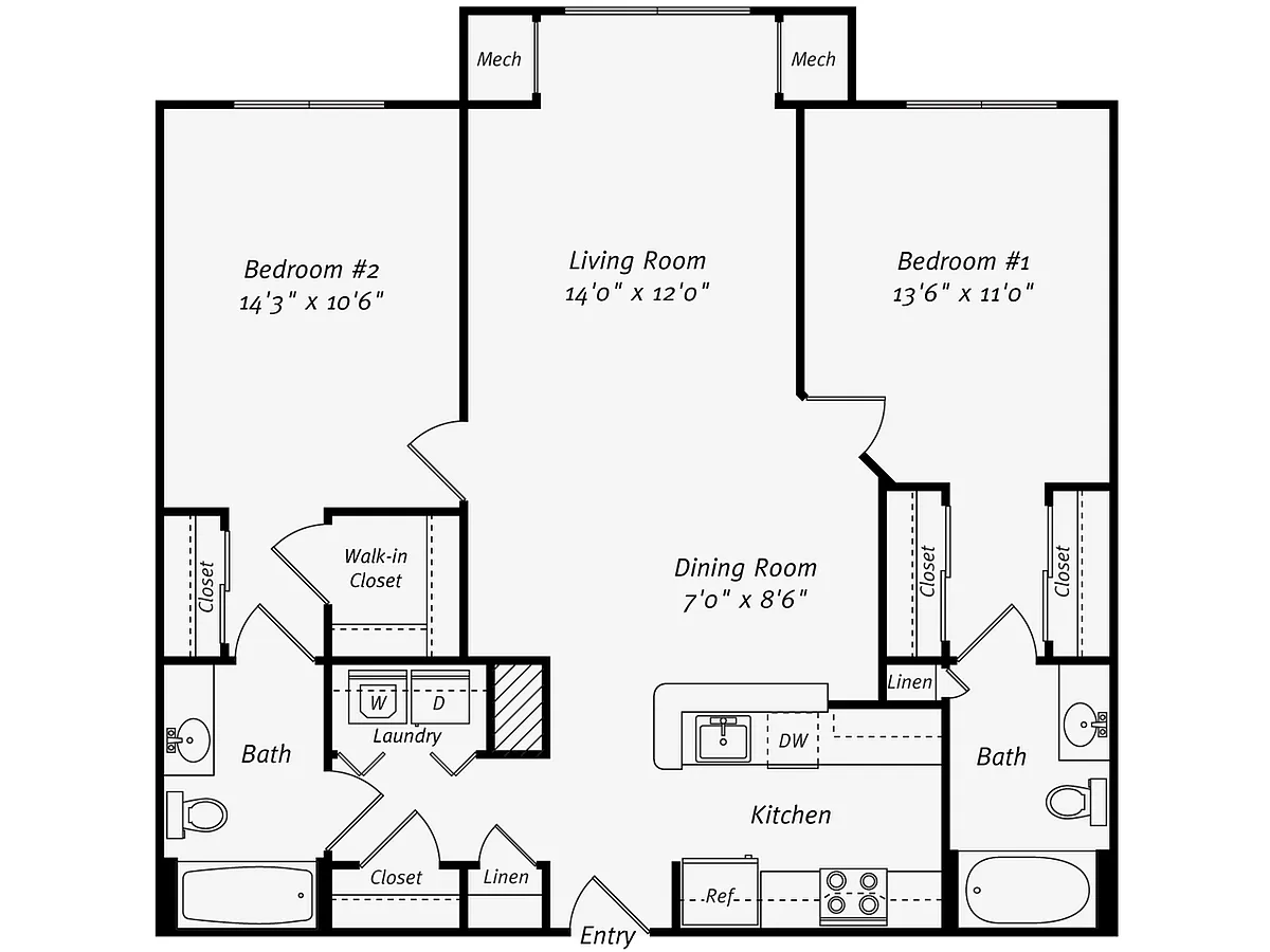 Floor plan B6