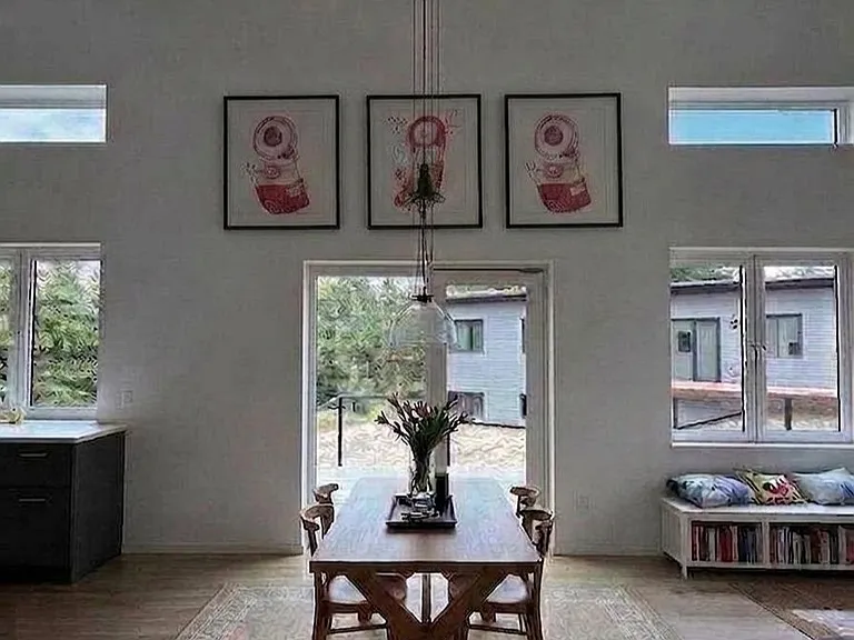 Rendering of an example of what is possible in the dining area