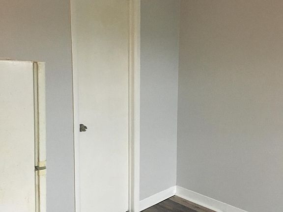 Bathroom door off of Bedroom