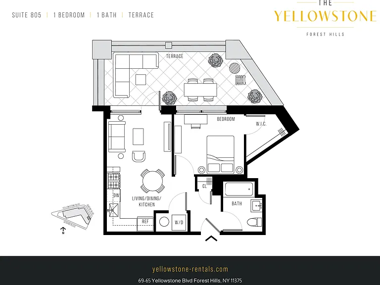 69-65 Yellowstone Blvd #805 — Photo 8