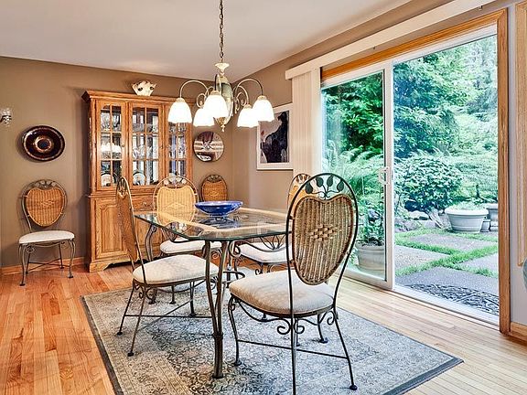 Dining room off of patio