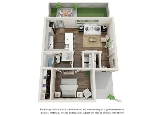 Floor plan 1 Bed Ash Twin