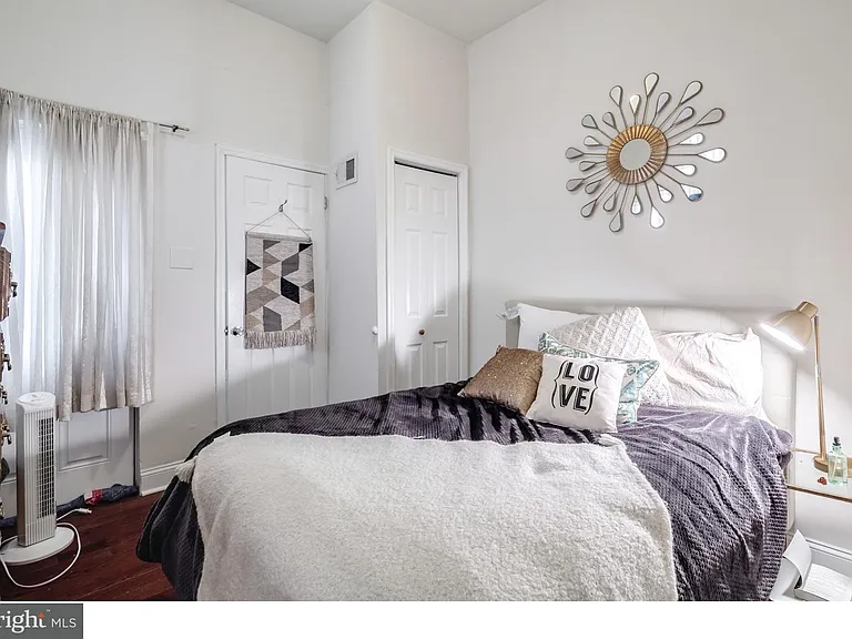 Rear bedroom with attached bathroom