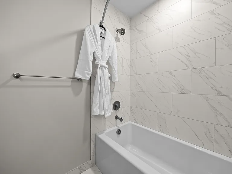 Upgraded bathroom at The Reserve at Prentiss Pointe Apartments