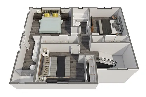 Floor plan 3x2.5 1,430 SF