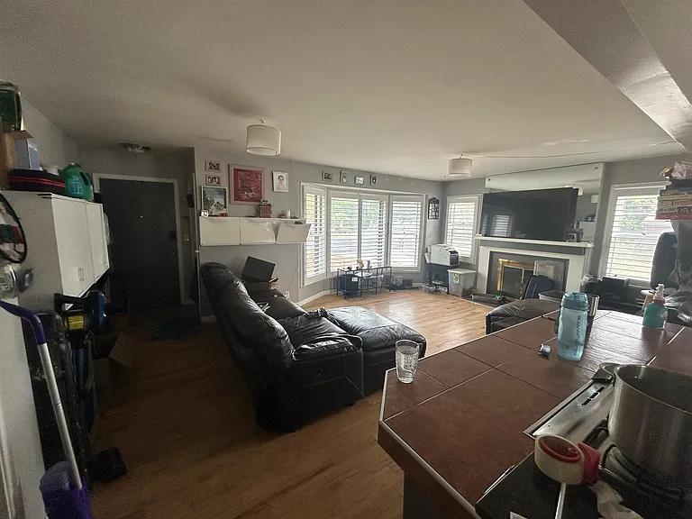 Large own floor plan, lots of natural light, Google fiber Wi-Fi box in the living room, hardwood floors, fireplace is electric/for show/no currently in use (if tenant has interest I could have it serviced/turned in)