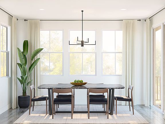 DIning area with natural light