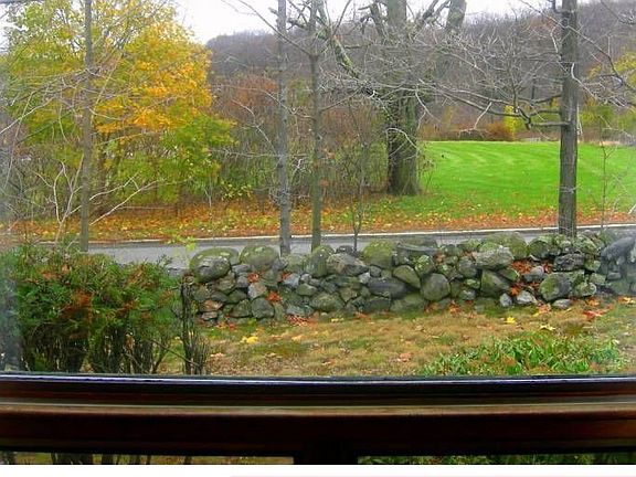 View of stone walls & par
