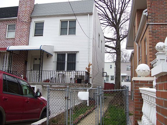 Right side of house