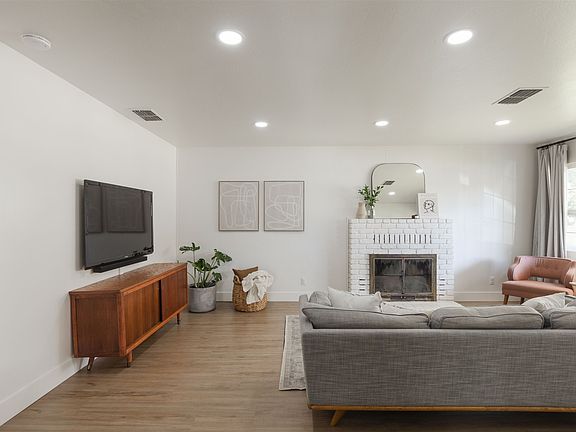 Front living room fireplace