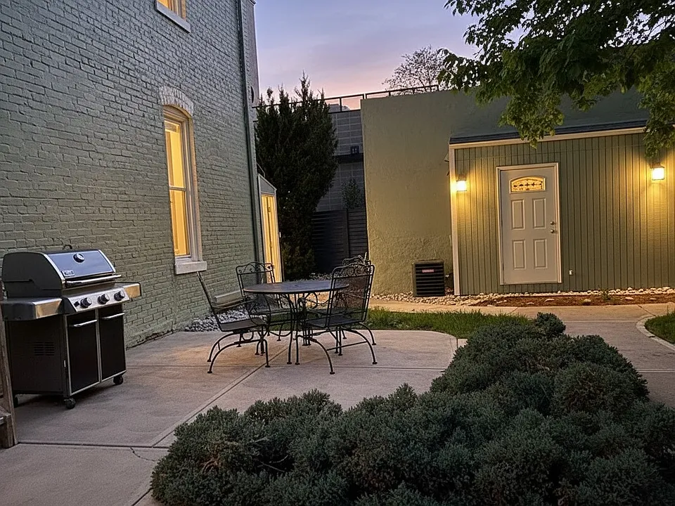 Community grill that never runs out of gas. Perfect for enjoying a Colorado summer evening.