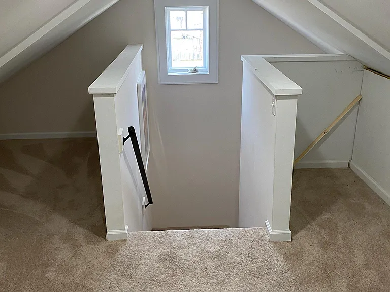 Upstairs living area