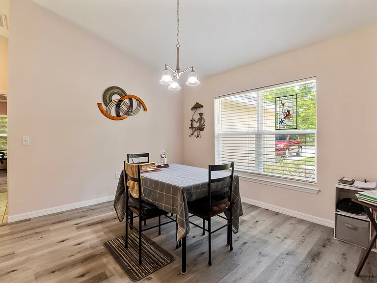 DINING AREA IN OPEN FLOOR PLAN