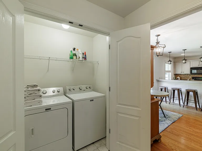 access to garage from laundry room