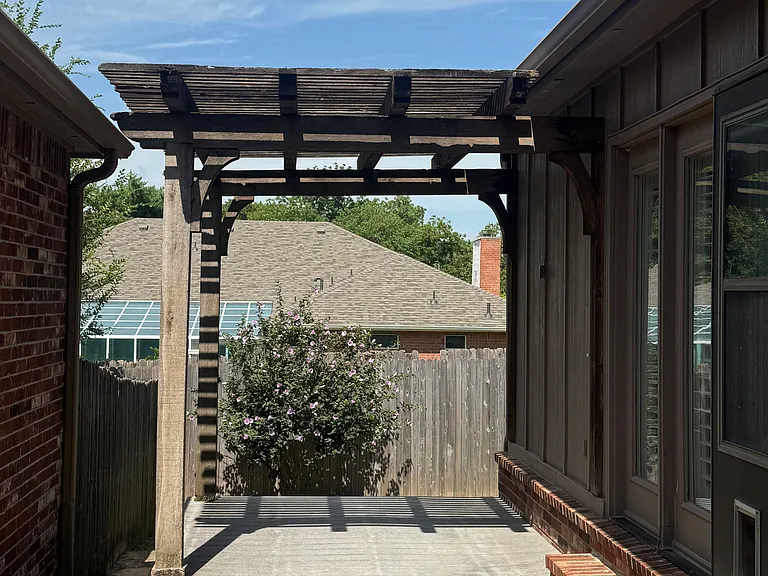 Covered patio
