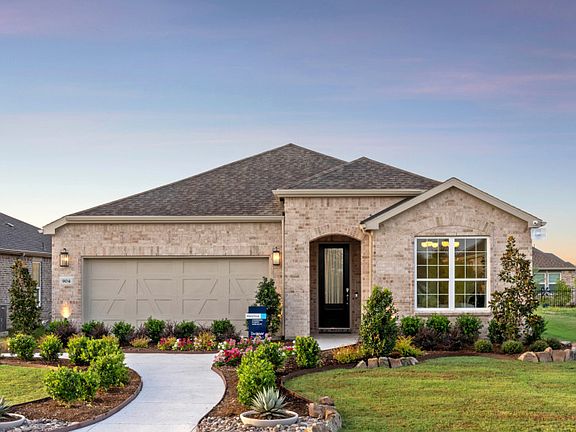 The Prestige, a one-story home with 2-car garage
