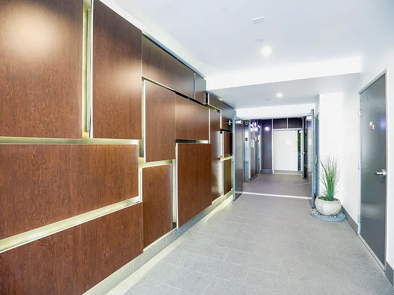 Lobby Entrance and Resident Elevator