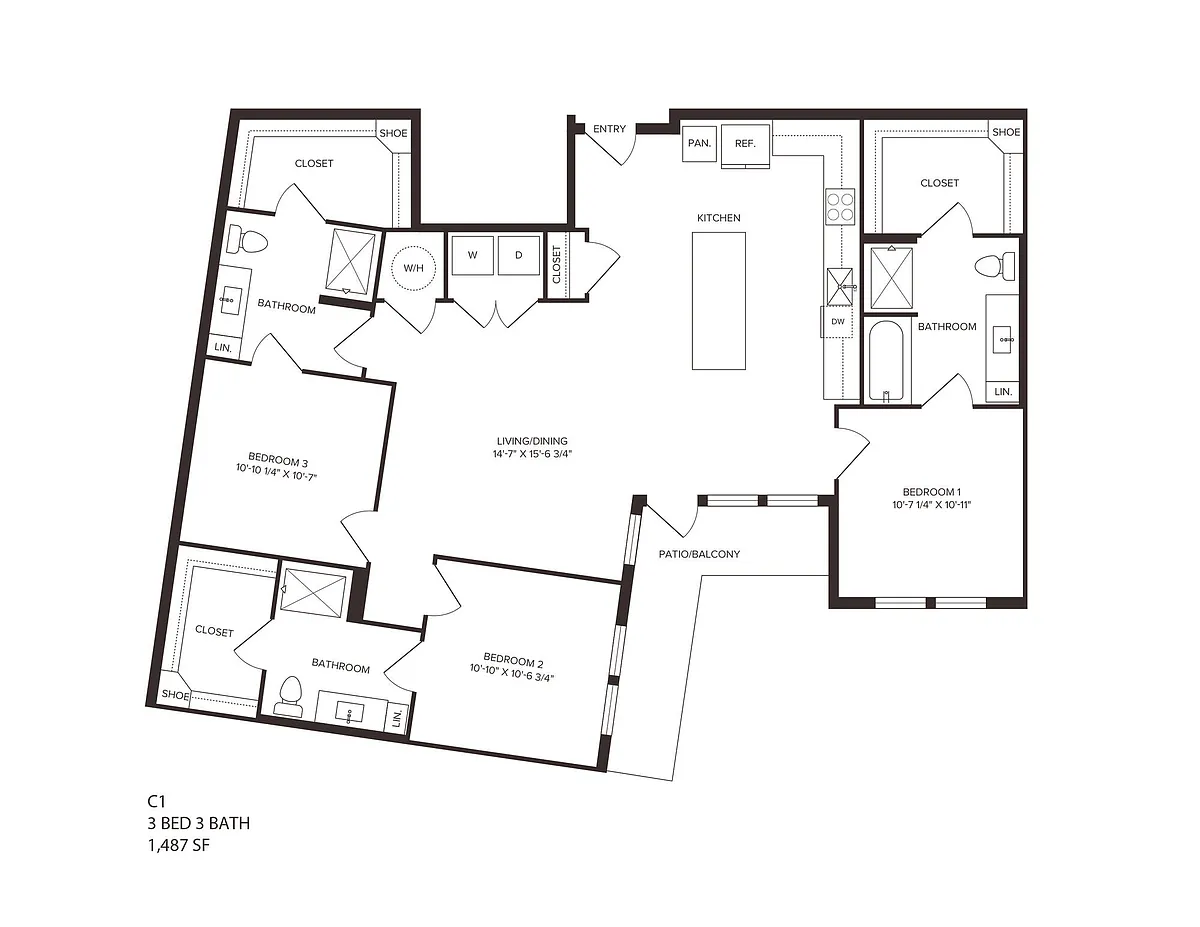 Floor plan C1