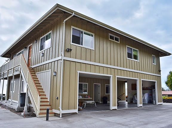 Two designated spots in carport