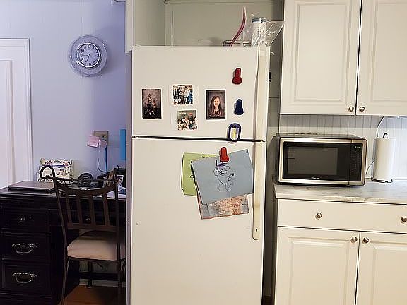 New microwave & newer refrig