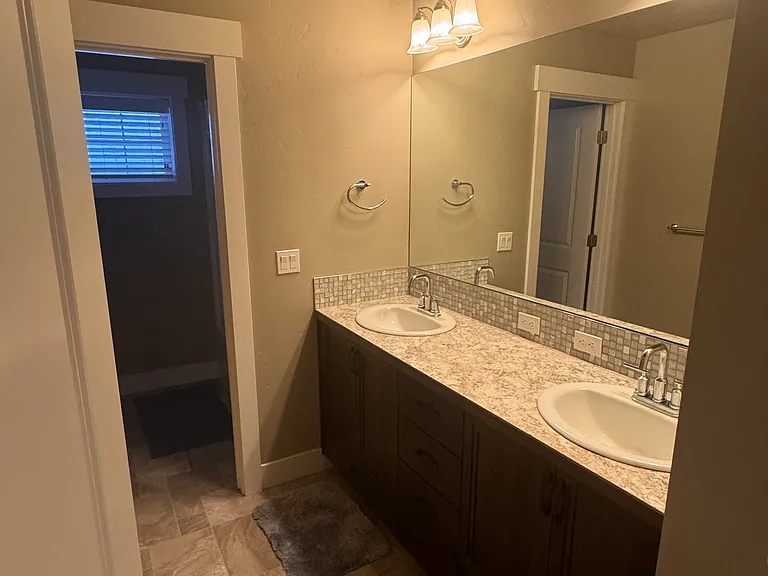 Dual Vanity in Shared bathroom