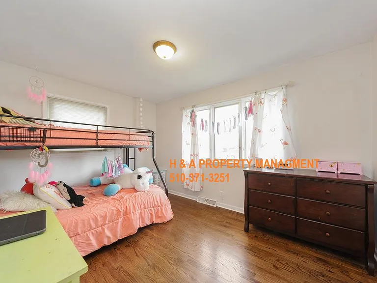 The second bedroom comes with ceiling fan