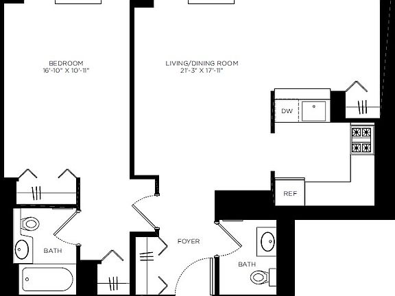 2nd image of 601 W 57th St APT 37G