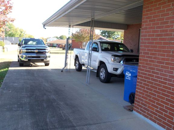 Carport & driveway