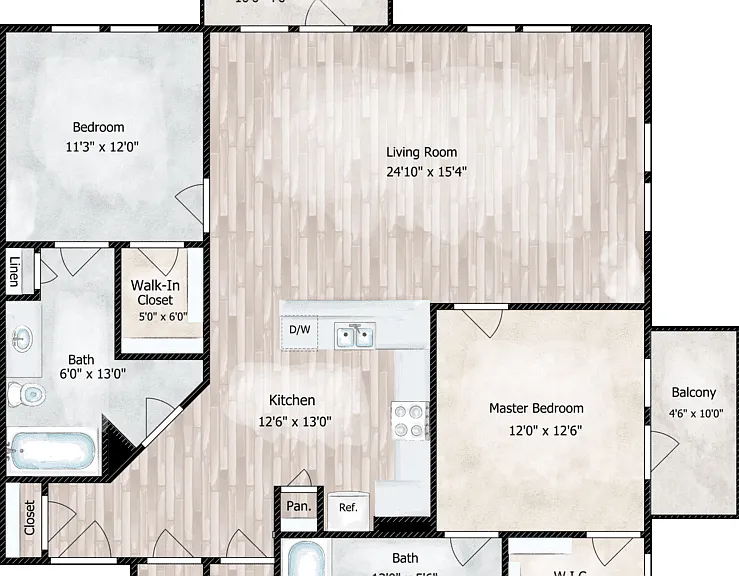 Vanderbilt Floorplan Diagram
