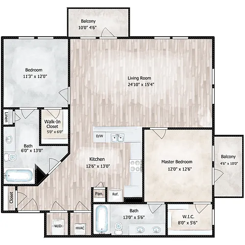 Floor plan Vanderbilt