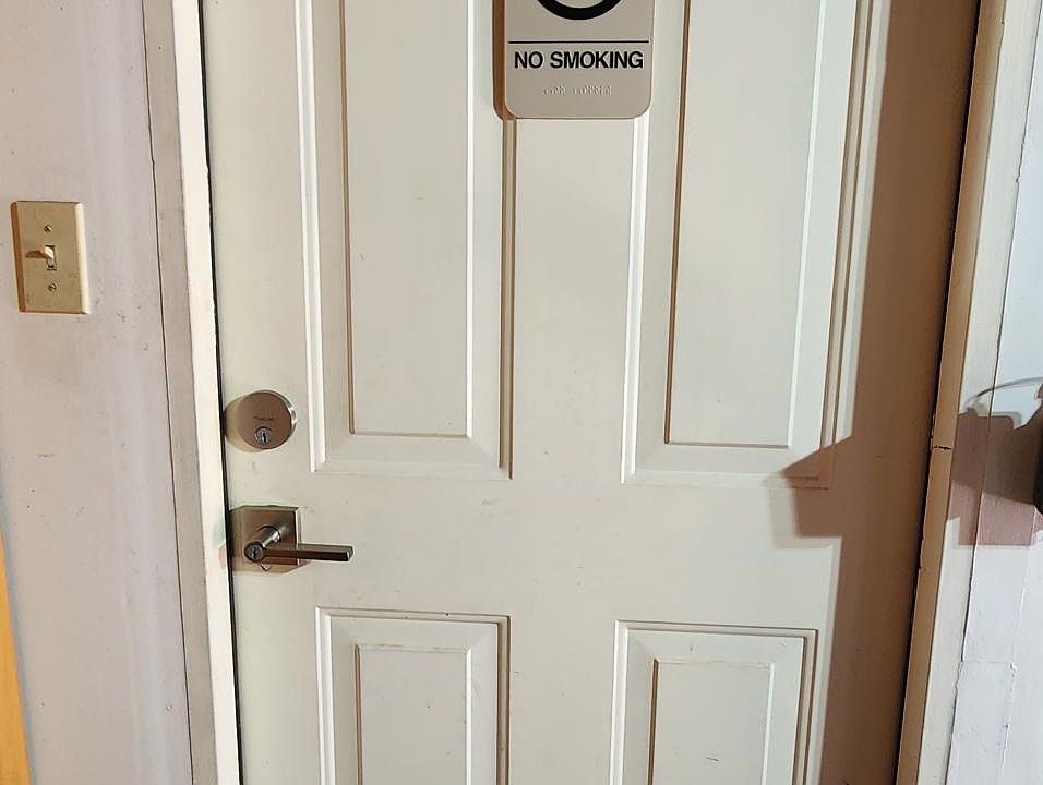 Interior private entrance door.