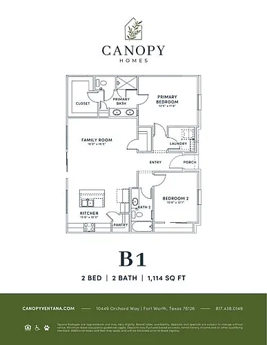 Floor plan B1