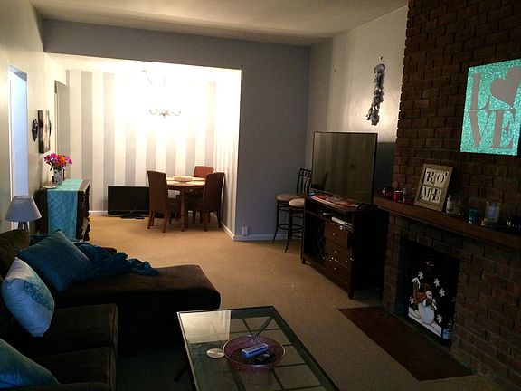 living room to dining area