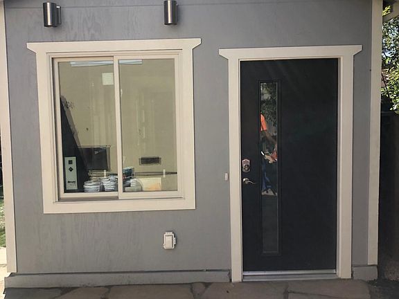 Front view of cottage