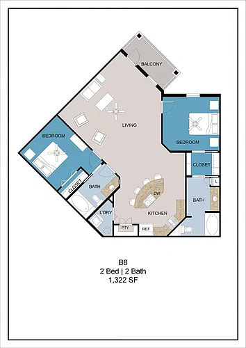 Floor plan B8