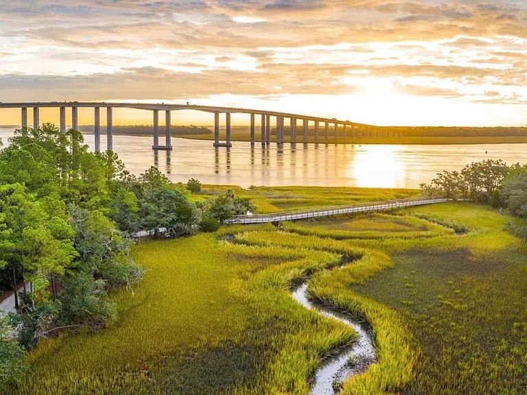 Walking Trails Along the Wando River.