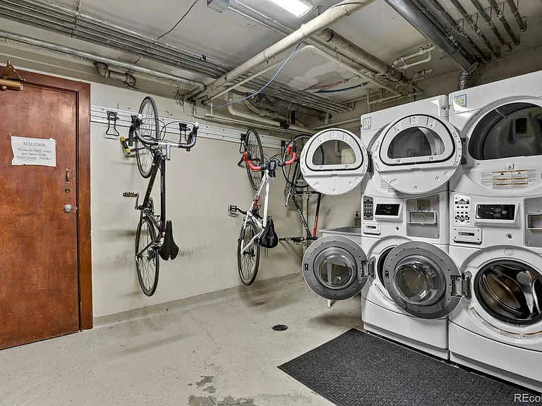 Onsite Laundry and bike storage