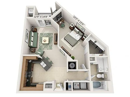Floor plan A3 - Amalfi