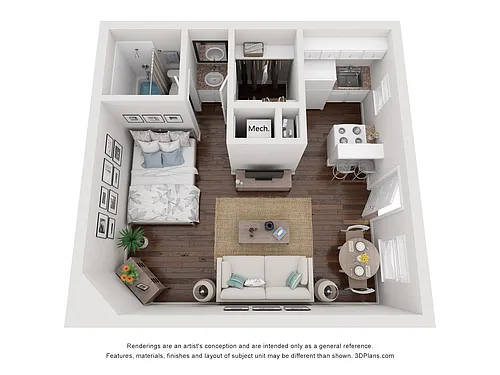 Floor plan Vol 1 - Studio