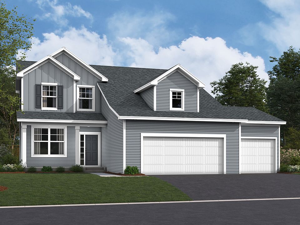 Bloomington 3-Car Elevation B