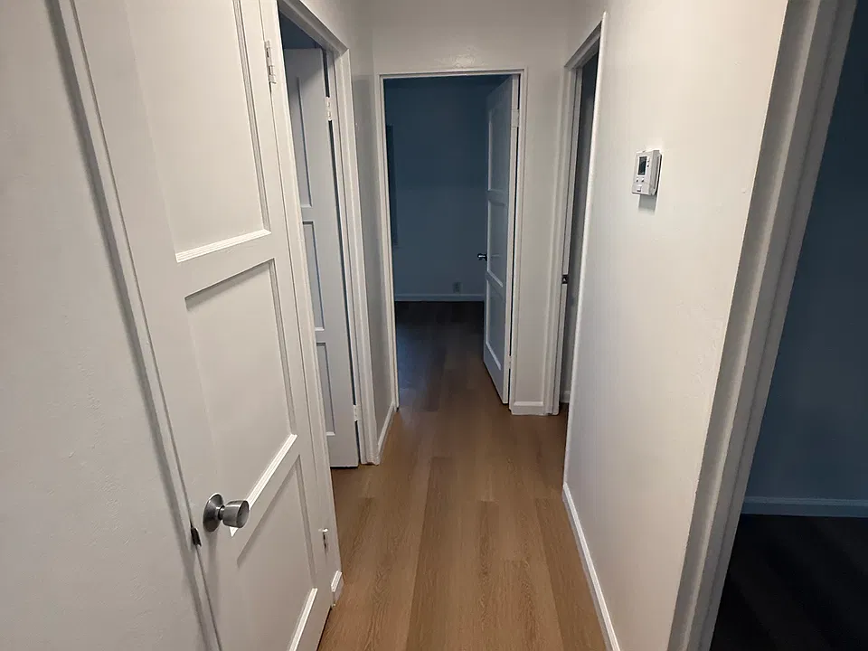 Hall Facing Kitchen + Living Area