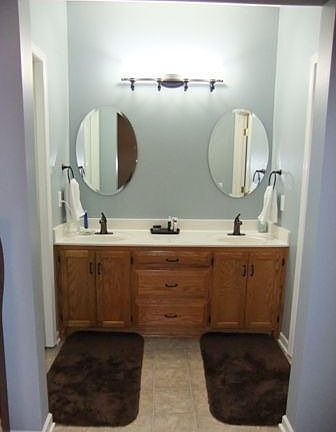 updated master bath
