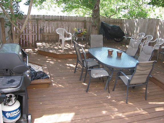 Private wooden deck