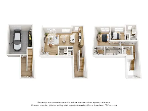 Floor plan Townhome B1