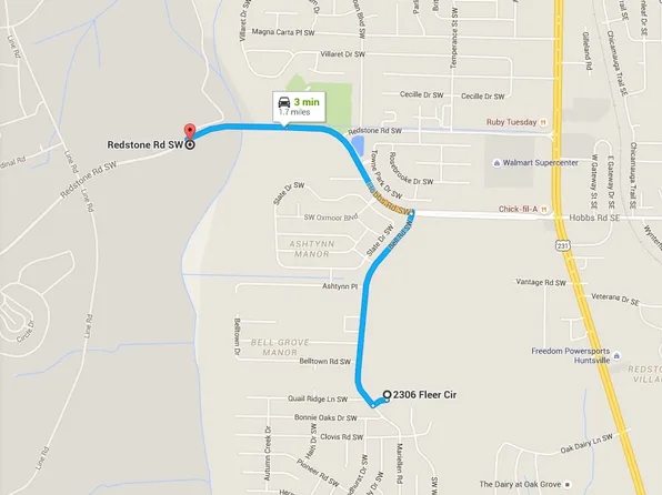 2306 Fleer Cir, Huntsville, AL 35803