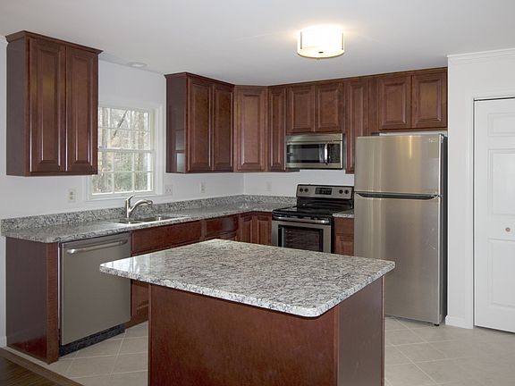 Kitchen with granite countertops