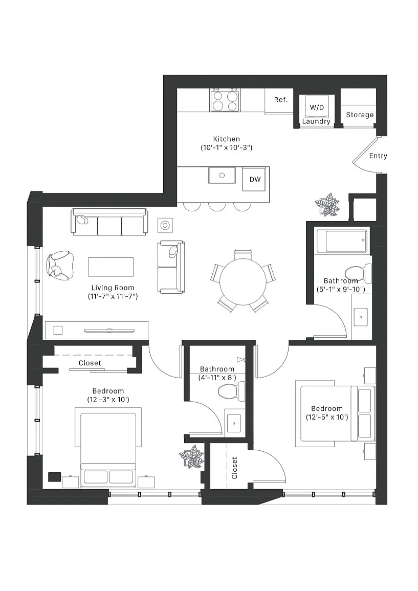 Floor plan B7